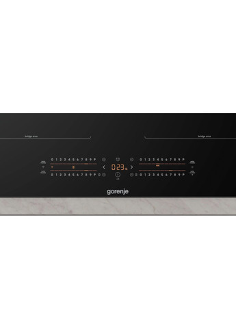 Варильна поверхня індукційна, 60см, PowerBoost, TouchControl, Wi-Fi, збільшена площа приготування, чорний Gorenje (362213592)