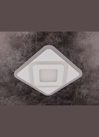 Сучасний квадратний світильник стельовий LED для кімнати кухні ванної 25127 Білий 4х30х30 см. Sunnysky (364770626)