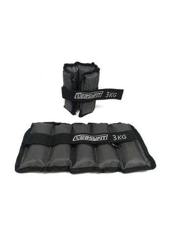 Утяжелители для ног и рук с металлом Metal 3 кг (пара) EasyFit (334337708)