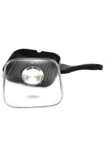 Сковорода-гриль з антипригарним покриттям квадратна 28 см Unique UN-4012 (303835272)