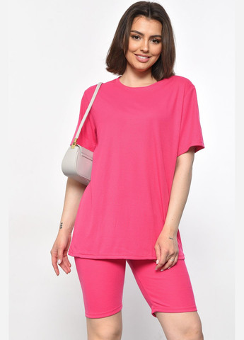 Спортивний костюм жіночий рожевого кольору Let's Shop (293765048)