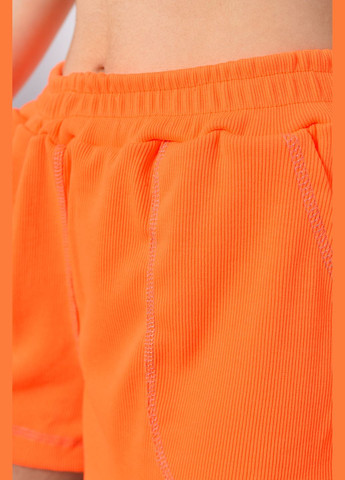 Шорты женские ярко оранжевого цвета Let's Shop (293055782)