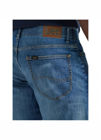 Синие демисезонные джинси вільного крою 112339211 Ellos Lee