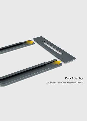 Подставка для ноутбука VHG LS13 складная Laptop Stand Grey Portable (324068351)