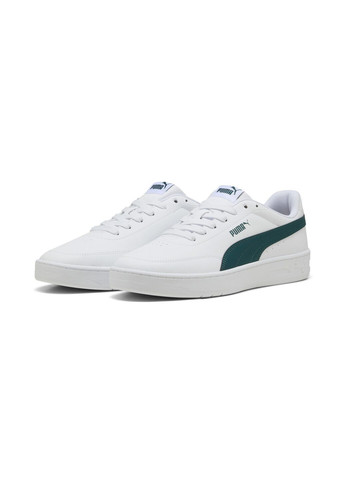 Белые всесезонные кеды court classic clean sneakers unisex Puma