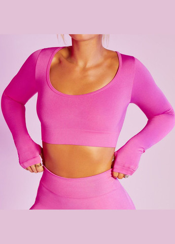 Комплект для фитнеса (спортивный костюм) рашгард и велосипедки 8828 M розовый Fashion (336547520)