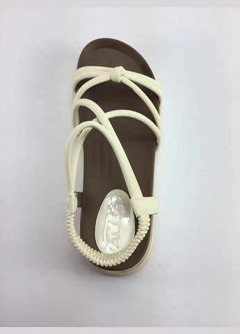 Бежевые женские босоножки ALLSY без застежки