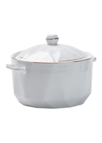 Супница керамическая 1 литра в скандинавском стиле, белый Yiwu (322421160)