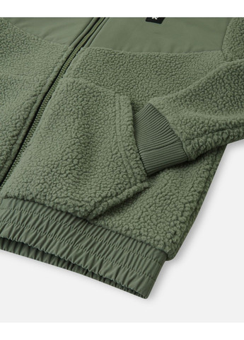 Темно-зелена демісезонна бомбер флісовий Reima Samota