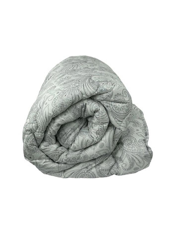 Ковдра двоспальна закрита Візерунок 20378 175х215 см срібляста Arda (335585871)