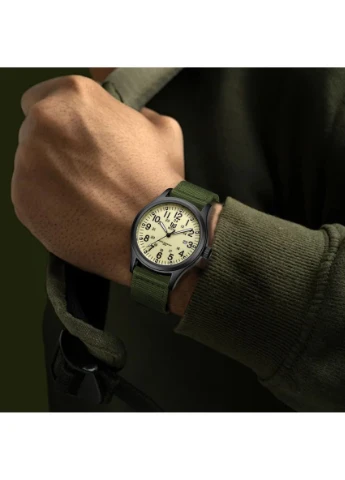 Наручные часы мужские Command Green Nylon 2 ремешка Черный (3621) Besta (387617140)