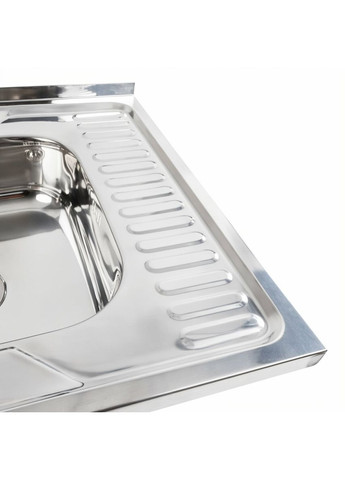 Кухонная мойка из нержавеющей стали ПОЛИРОВКА 6060 L (0,7/160 мм) Platinum (336932396)
