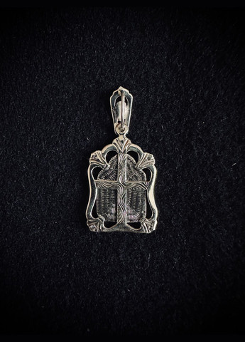 ✨ Срібна підвіска "Божа Матір" з кубічним цирконієм чернена -духовність у кожній деталі ✝️ Family Jewelry House (338438258)