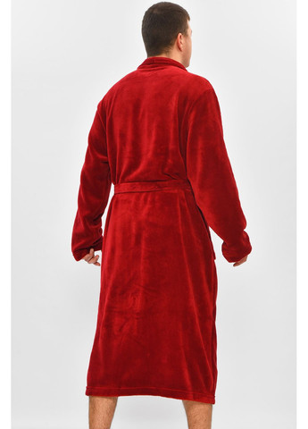 Халат чоловічий махровий бордового кольору Let's Shop (369550472)