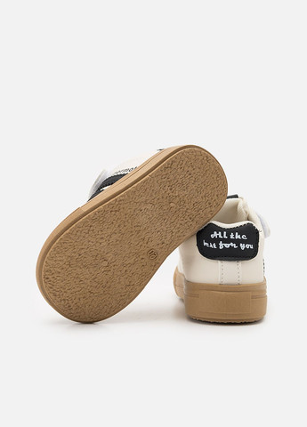 Бежеві кеди на пласкій підошві для хлопчика колір бежевий cb-00266335 Yuki