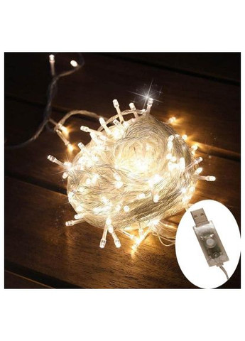Покупай вигодно Гирлянда LED 100 10м (8 функций) теплый цвет USB (CW-G-100L10U) Провереный магазин Colorway (366882972)