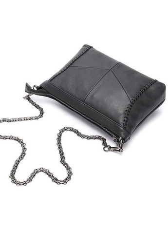 Сумка через плече жіноча шкіряна на одне відділення 20051 Чорний Vintage (302007801)