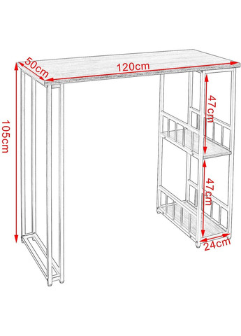Стеллаж над стиральной машиной из дерева Локет венге (ССМ-002412) No Brand (328293154)