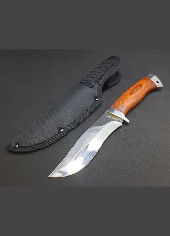 Нож охотничий с широким лезвием и деревянной рукоятью GW2422 Grand Way (370770642)