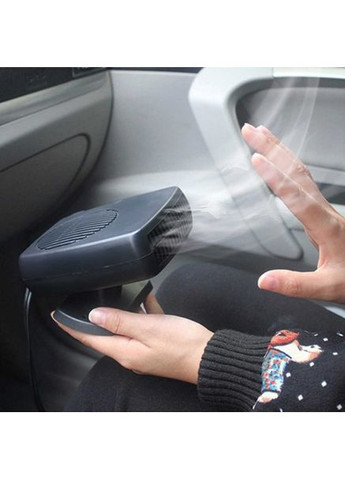 Автомобільний обігрівач з живленням від прикурювача та запобіжником 15А 200Вт 12В Auto Heater Fan 703 Black No Brand (358706736)