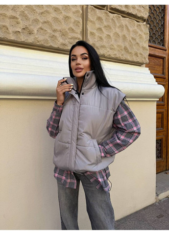 Женская стильная теплая жилетка оверсайз Україна (360548572)