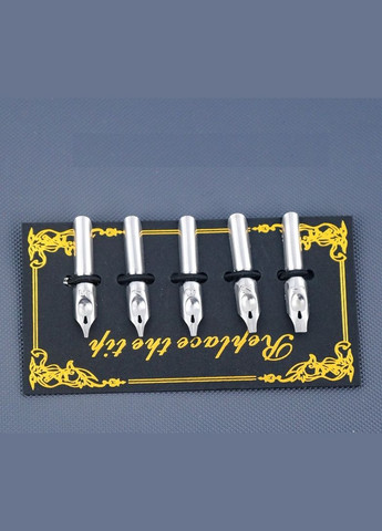 Подарочный винтажный набор: Перо для каллиграфии с 6 флаконами чернил. Оригинальный подарок Красное перо No Brand (337169334)