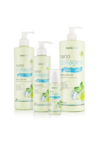 Крем для ніг М'ЯТА - ЛАЙМ 250 мл NanoCode (372148172)