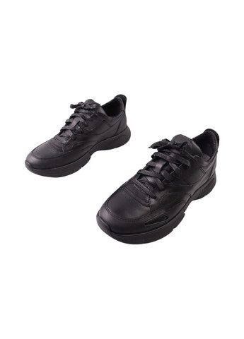 Черные кроссовки мужские черные натуральная кожа Vadrus 543-24DTS