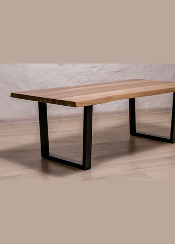 Кофейный стол с живыми краями M (орех) Чайный столик с стиле лофт EcoWalnut (294613520)