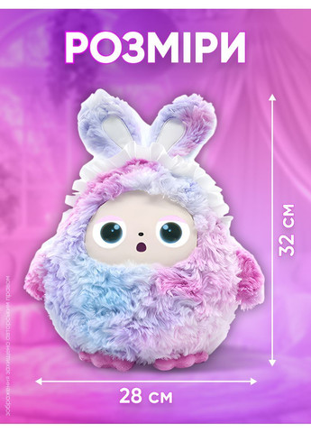 Іграшка з штучним інтелектом для дітей плюшева розумна лабубу з ШІ інтерактивна з голосовим керуванням адаптацією поведінки ProDobro x2 (369163537)