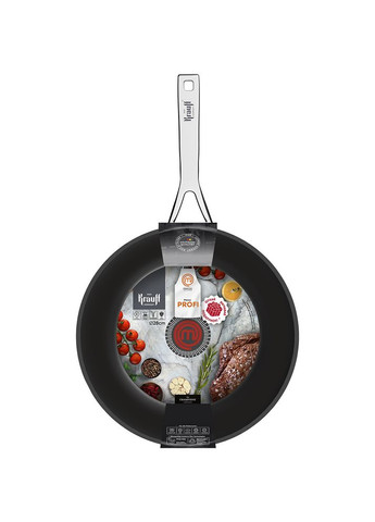 Сковорода Вок MasterChef 28 см Black (25-45-219) Krauff (323091531)