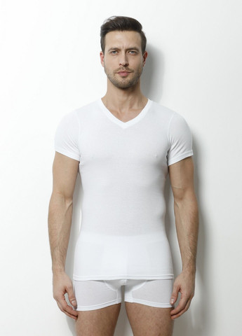 Белая футболка мужская svman с коротким рукавом Sevim