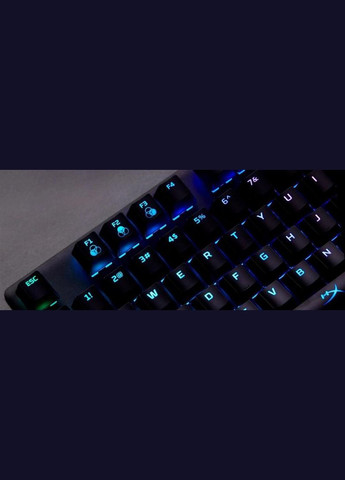 Клавіатура Alloy Origins Aqua RGB PBT ENG/RU Black (639N5AA) HyperX (316390350)