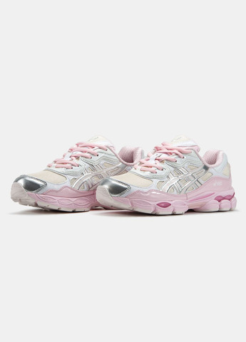 Кросівки жіночі Asics Gel-NYC pink beige | Асікс Гель-НЮК рожеві демісезони (316706188)