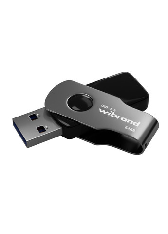 Флеш-накопичувач USB 3.2 Gen1 Lizard 64GB Black Wibrand (369457159)