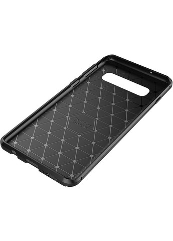 Чехол-накладка TPU Carbon Fiber 1,5mm Case Samsung Galaxy S10+ Black Toto (301836635)