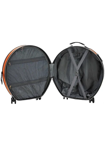 Чемодан круглый 20" (S) 27 л, ручная кладь 45x40x19.5 см Оранжевый Semi Line (402933859)