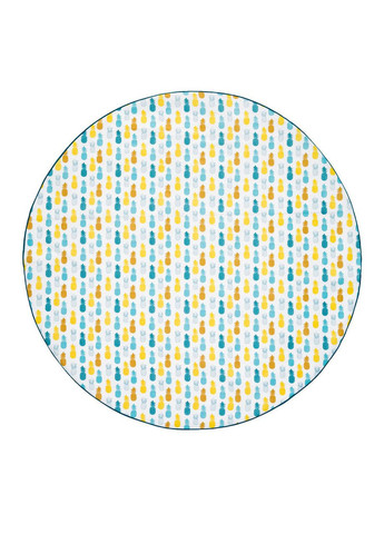 Водовідштовхувальна скатертина кругла Ананаси Ø 160 см, клейонка кухонна Livarno home (324833970)