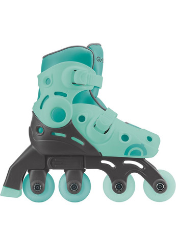 Роликовые коньки Learning Skates 2 в 1, р.30-33, мятно-зеленый () Globber 783-206 (328261193)