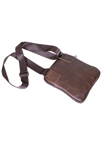 Мужская кожаная сумка brown1922-1 коричневая No Brand (370848332)