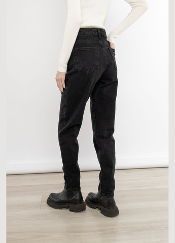 Жіночі джинси мом колір чорний ЦБ-00235590 Zeo Basic - (307363056)