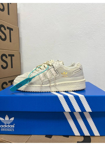 КРОССОВКИ ЖЕНСКИЕ ADIDAS FORUM 84 LOW OFF WHITE BEIGE АДИДАС ФОРУМ 84 No Brand белые демисезоны (368862009)