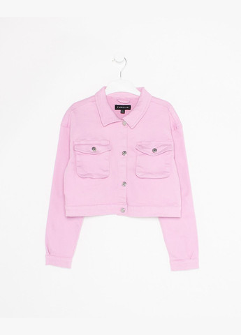Светло-розовая джинсовая куртка,светло-розовый, Parisian