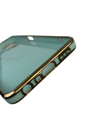 Чехол для A58 4G с кольцом-подставкой с золотой окантовкой на оппо а58 бирюзовый gs1 Oppo (366229212)