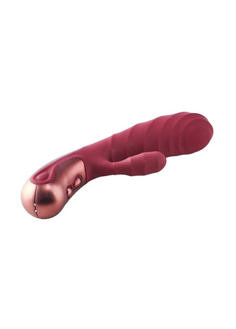 Подвійний вібратор рельєфний Dinky Duo Vibrator Jimmy K, бордовий Dream Toys (302496433)