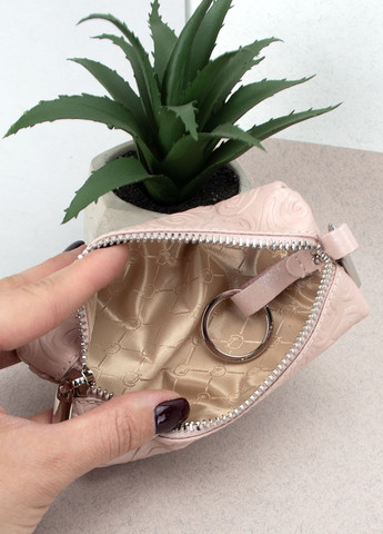 Подарунковий жіночий набір №89: гаманець Sabrina + обкладинка на паспорт + ключниця (рожеві квіти) HandyCover (282745179)