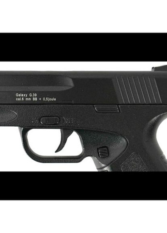 Страйкбольный пистолет Glock 18 G39 металл черный Galaxy (354823824)