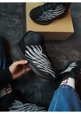 Чорні Осінні кросівки чоловічі adidas yeezy basketball quantum black адідас ізі буст No Brand