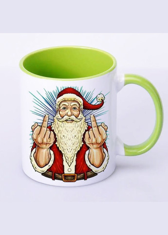 Чашка с принтом "Санта Fuck" 330мл ( ) (17066) No Brand (312488472)