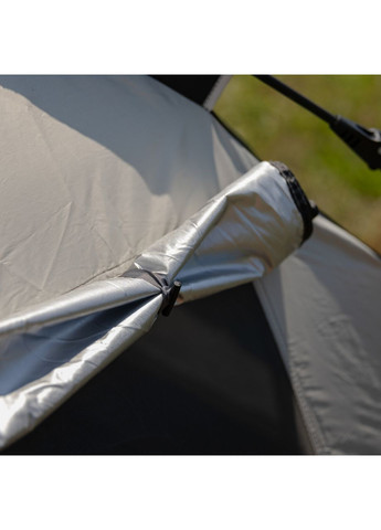 Намет автоматичний тримісний 2 на 2 (м) кемпінговий туристичний LU-016B Чорний (A-034352) LUGI (341534897)